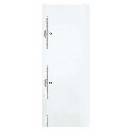 Partners Brand 21 x 4 54 Garment Bags Roll, 0.6 mil, Clear, PK 360 GB21454